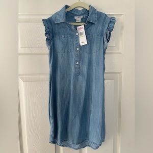 NWT ⭐️ Vineyard Vines Girls denim Margo dress, size 8